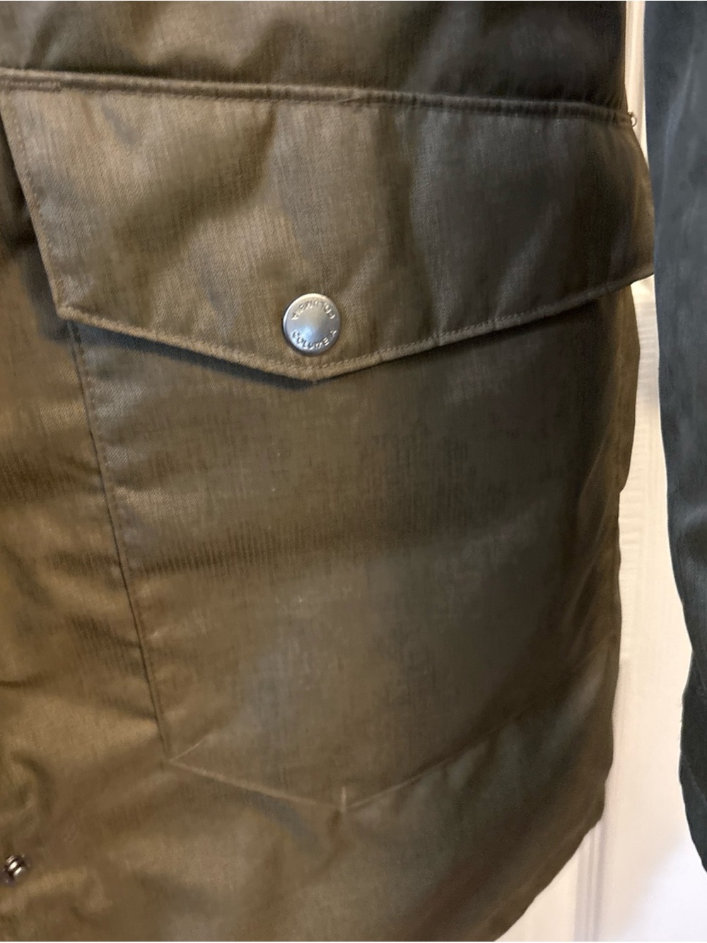 Columbia Olive Green Hooded Winter Coat - Picture 4 of 7